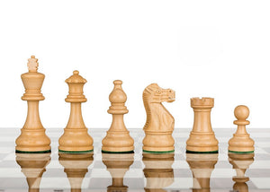 Jeu d'Échecs Taille Moyenne<br> en Bois d'Acajou