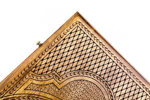 Plateau de Backgammon Artisanal <br>Arbre Grenadier