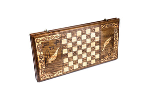 Backgammon Vintage Damier