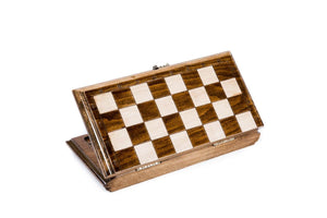 Échiquier en Bois Précieux Reine