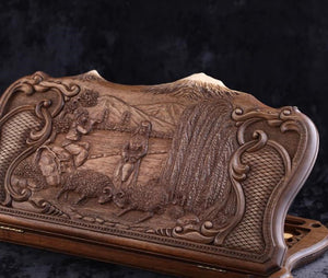 backgammon en bois anouch