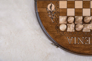 Échiquier en Bois Professionnel Pions