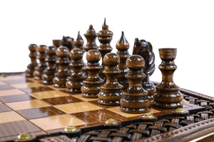 coffret complet echecs et jeu backgammon