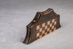 Echiquier en Etoile et son Jeu d'Echecs Pliable