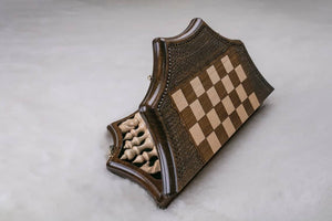 Echiquier en Etoile et son Jeu d'Echecs Cavalier