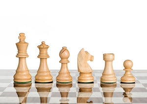 Echiquier avec Pièces Noires en Bois de Rose Indien