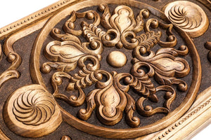 Grand Backgammon en Bois Artisanal