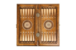 Jeu d'Echecs en Bois 40 cm Backgammon