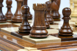 Jeu d'Echecs en Bois Non Pliable Chevalier