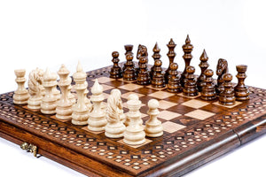 Jeu d'Echecs en Bois Original Hêtre