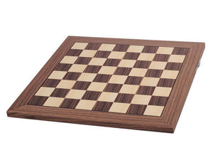Jeu d'Échecs en Bois de Noyer Plateau d'Echecs