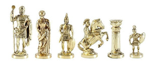 jeu d'échecs grec antique metal