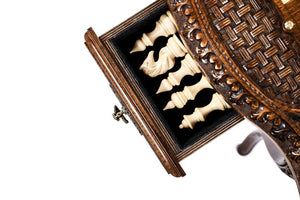 Table d'Échecs <br>avec Tiroir de Rangement