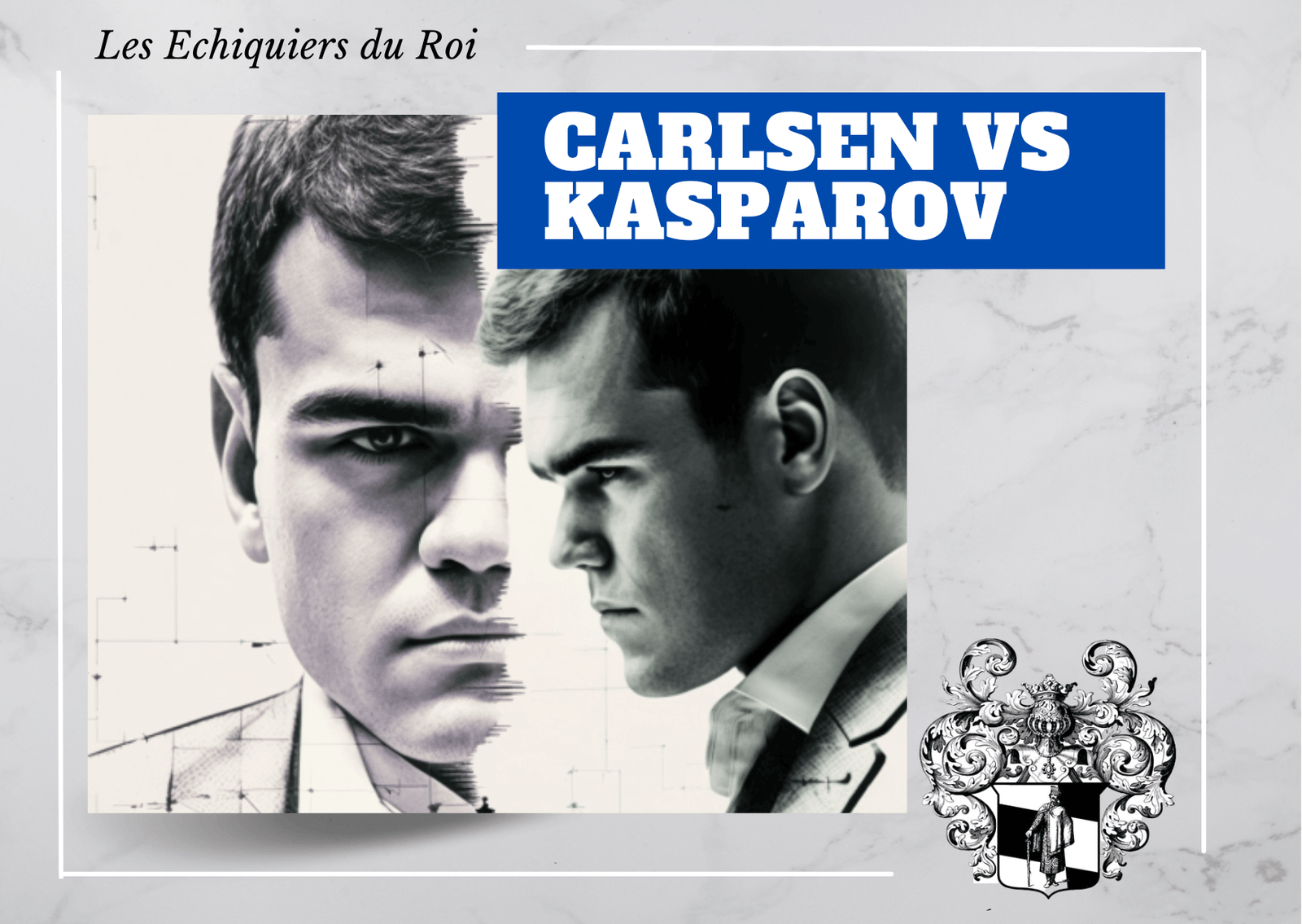 Magnus Carlsen et Garry Kasparov