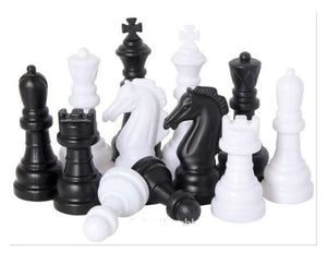 Pièces d'échecs d'extérieur géant