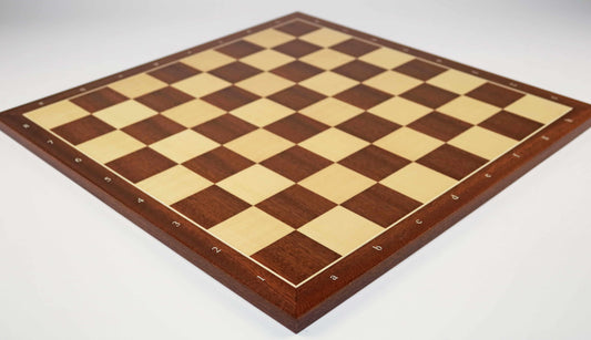 Plateau d'échecs en bois de tournoi
