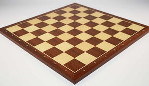 Plateau d'échecs en bois de tournoi