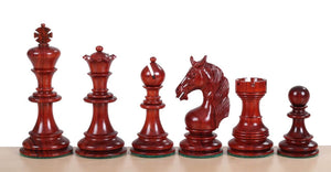 Pièces d'échecs en bois de rose