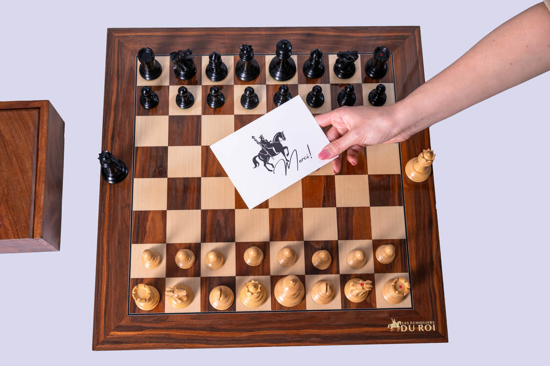 Jeu d'Échecs Orée <br>en Bois de Palissandre