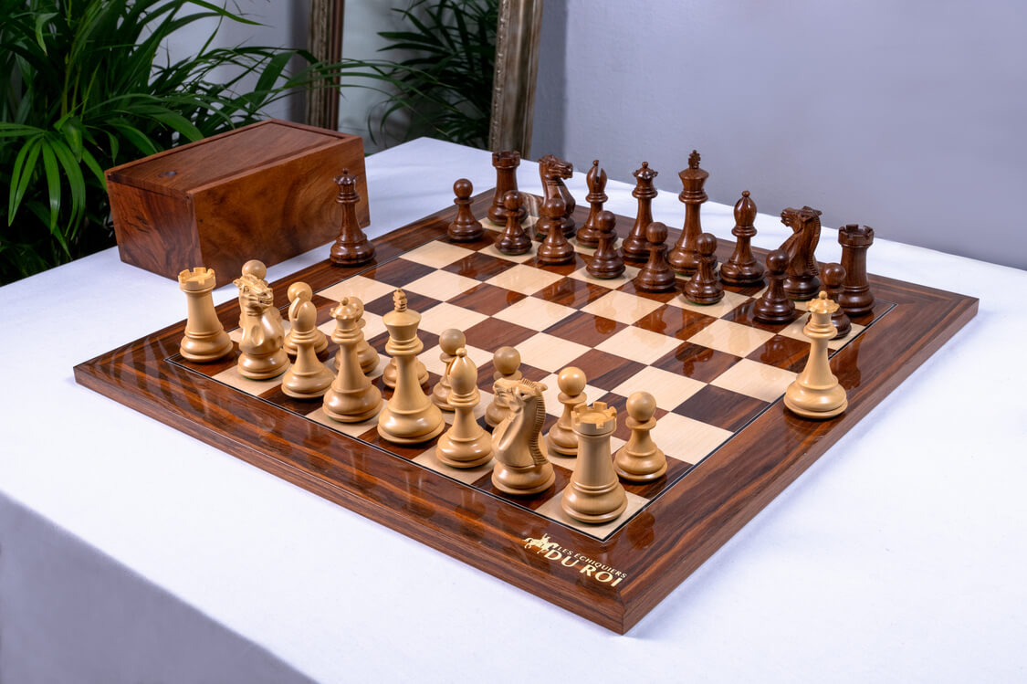 Jeu d'Échecs Osmose <br>en Palissandre et Sheesham