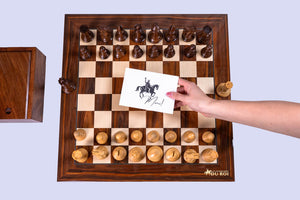 Jeu d'Échecs Osmose <br>en Palissandre et Sheesham