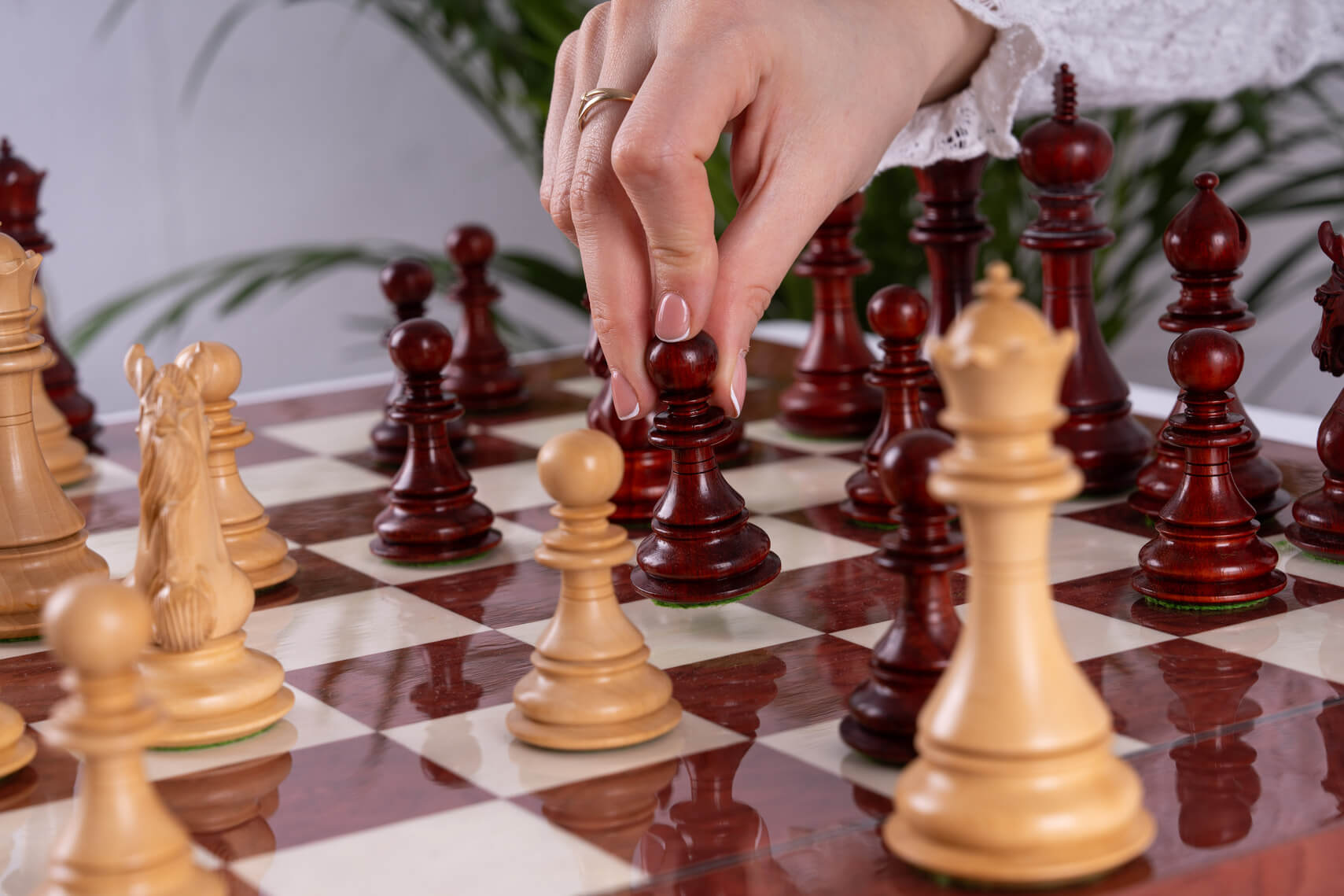 Jeu d'Échecs Vermeil <br>en Bois de Frêne