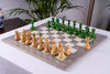 Jeu d'Échecs Émeraude <br>en Bois de Frêne