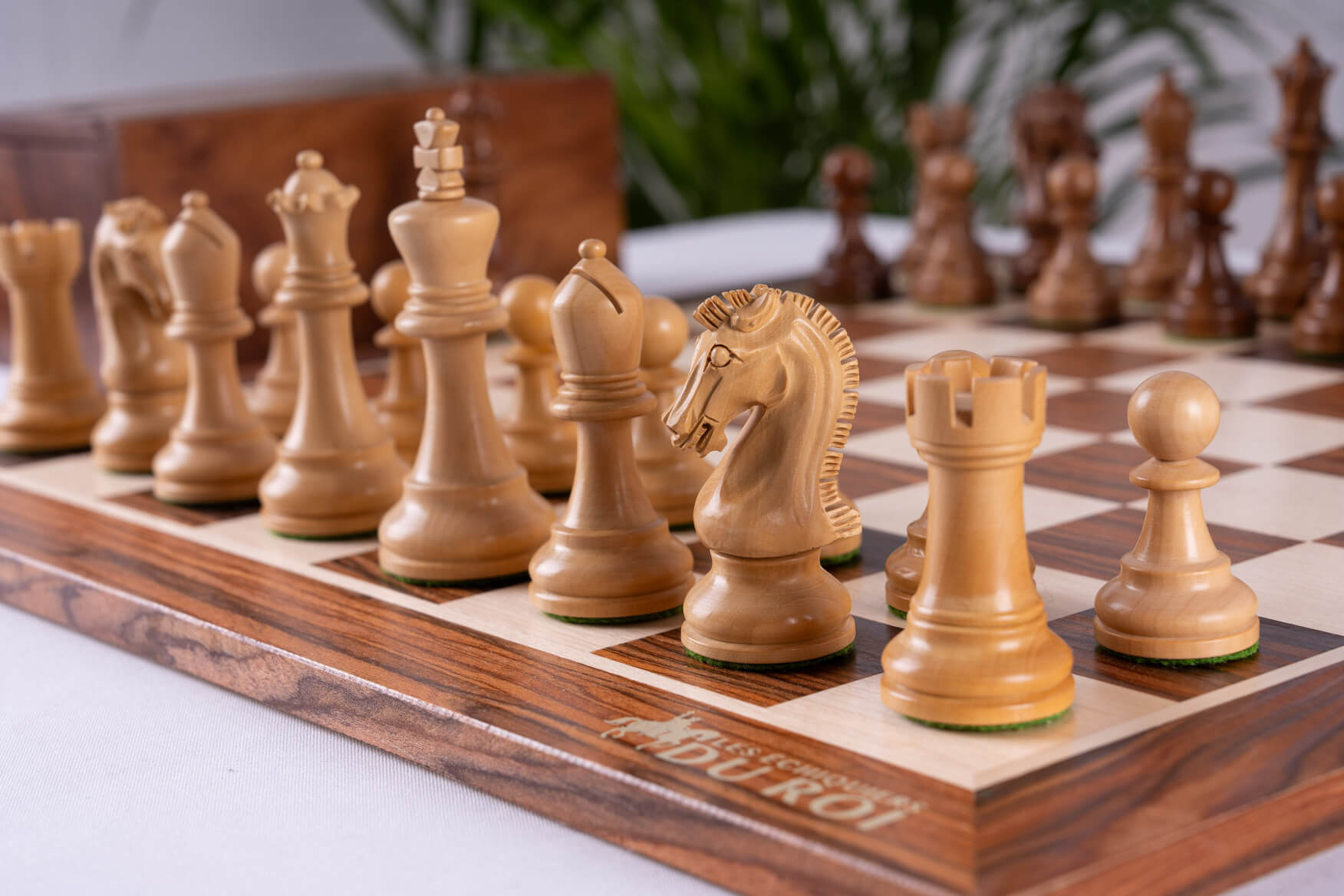 Jeu d'Échecs Monument <br>en Bois de Palissandre