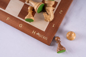 Jeu d'Échecs Régence <br>en Bois d'Acajou