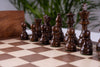 Jeu d'Échecs Élite <br>en Bois de Noyer