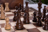 Jeu d'Échecs Élite <br>en Bois de Noyer