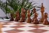 Jeu d'Échecs Prouesse <br>en Bois d'Acajou