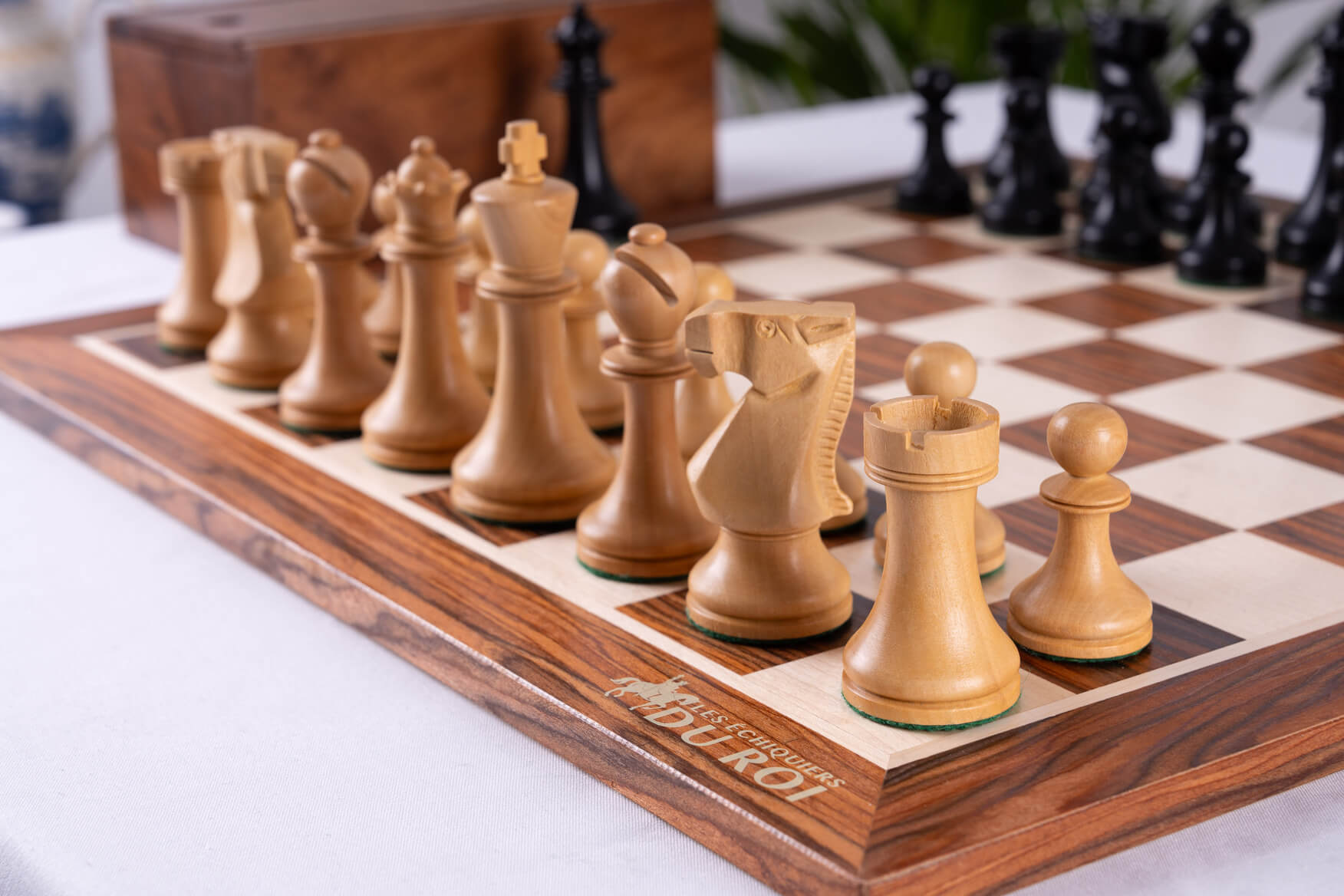 Jeu d'Échecs Nuance <br>en Bois de Palissandre