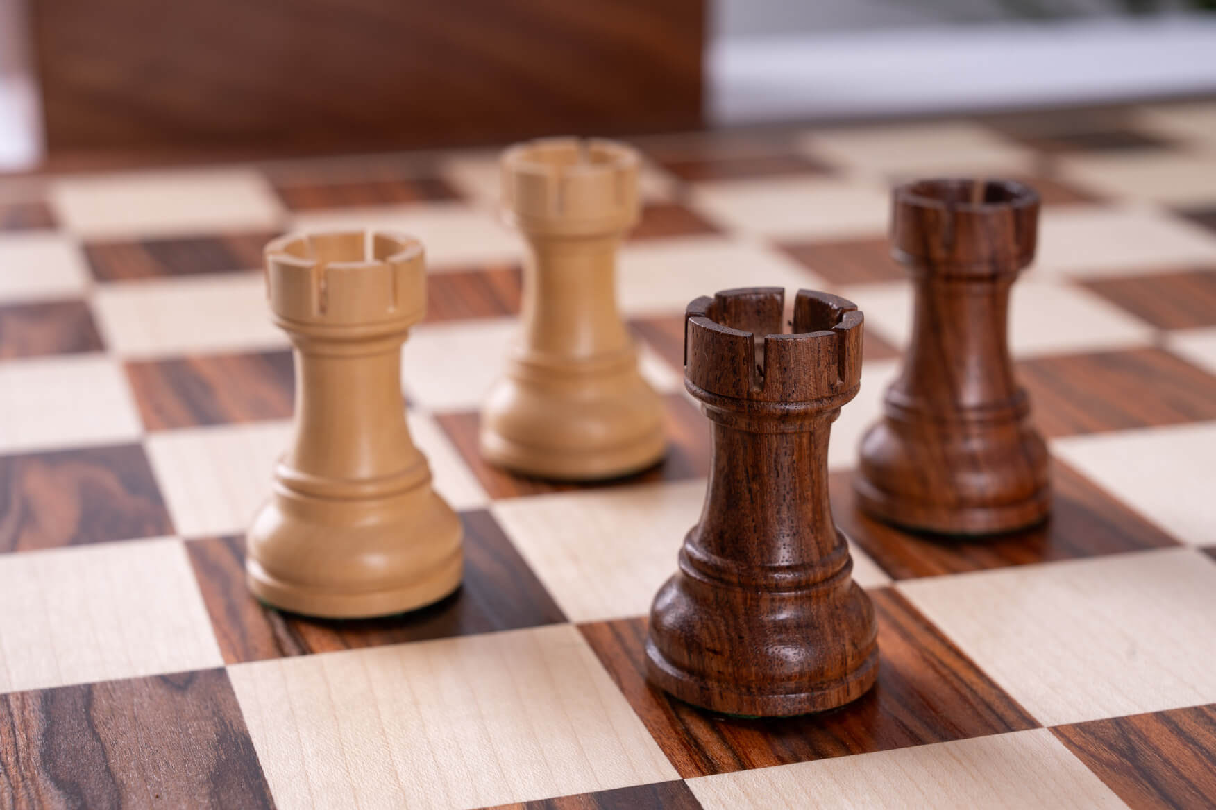 Jeu d'Échecs Bravoure <br>en Bois de Palissandre