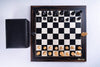 Jeu d'Échecs Galerie <br>en Bois d'Ébène & Buis