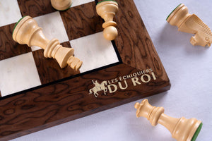 Jeu d'Échecs Reflets <br>en Bois de Frêne et Buis