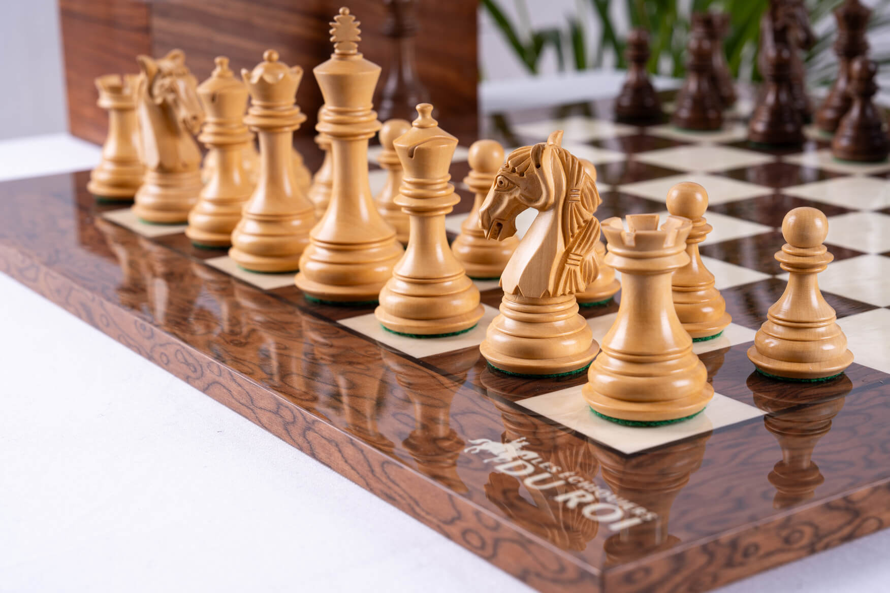 Jeu d'Échecs Audace <br>en Bois de Frêne et Acacia