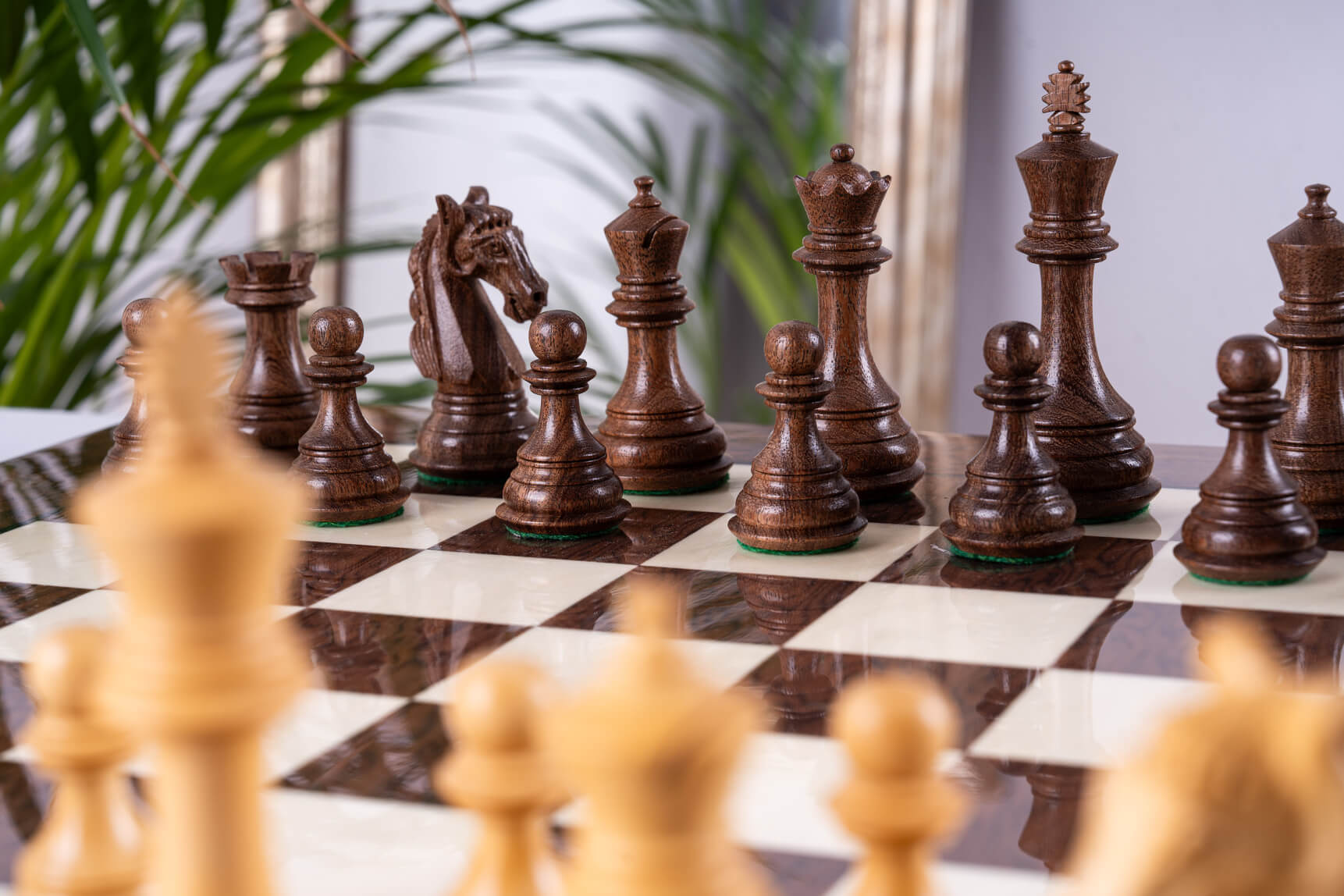 Jeu d'Échecs Audace <br>en Bois de Frêne et Acacia