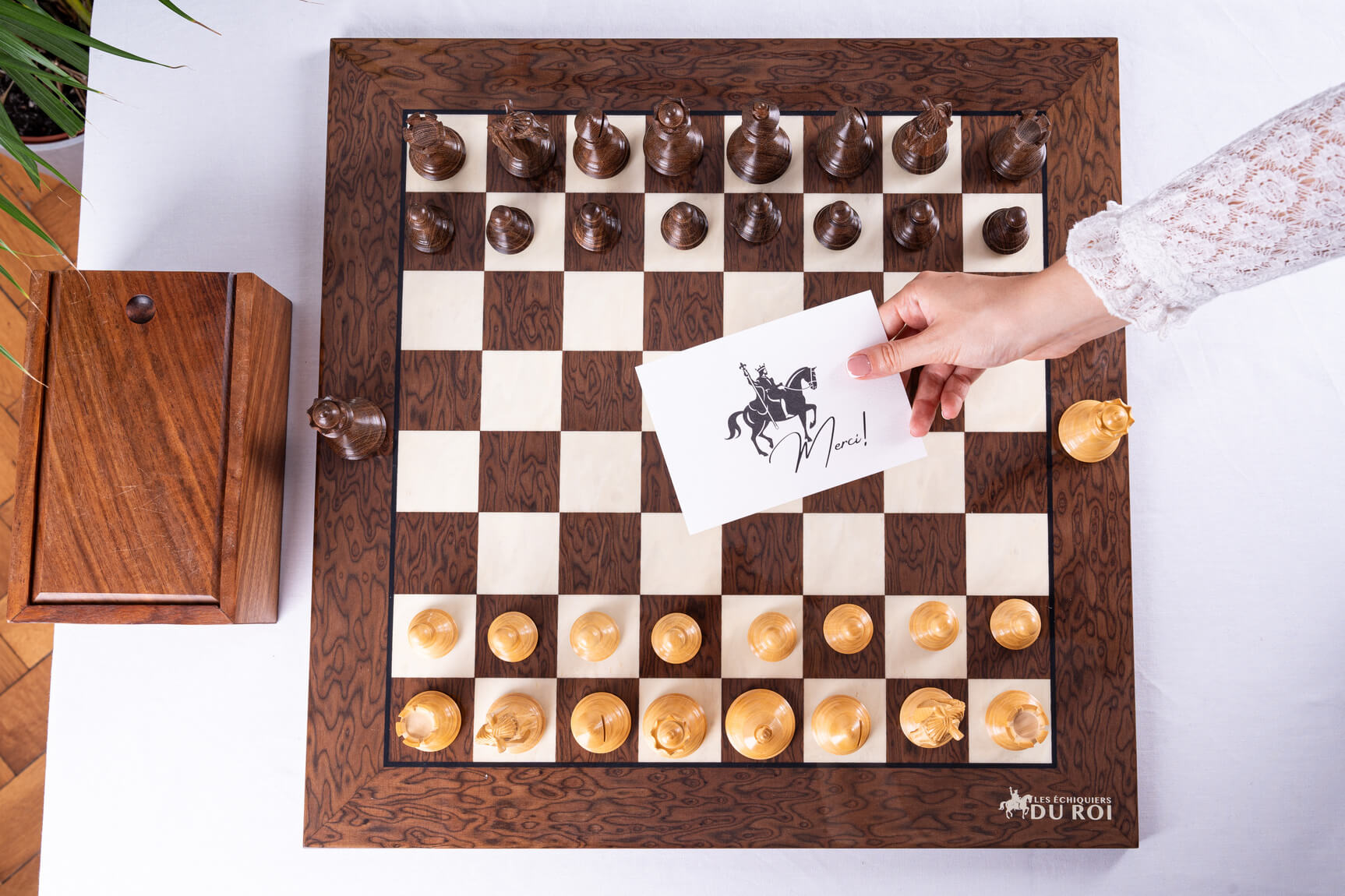 Jeu d'Échecs Audace <br>en Bois de Frêne et Acacia