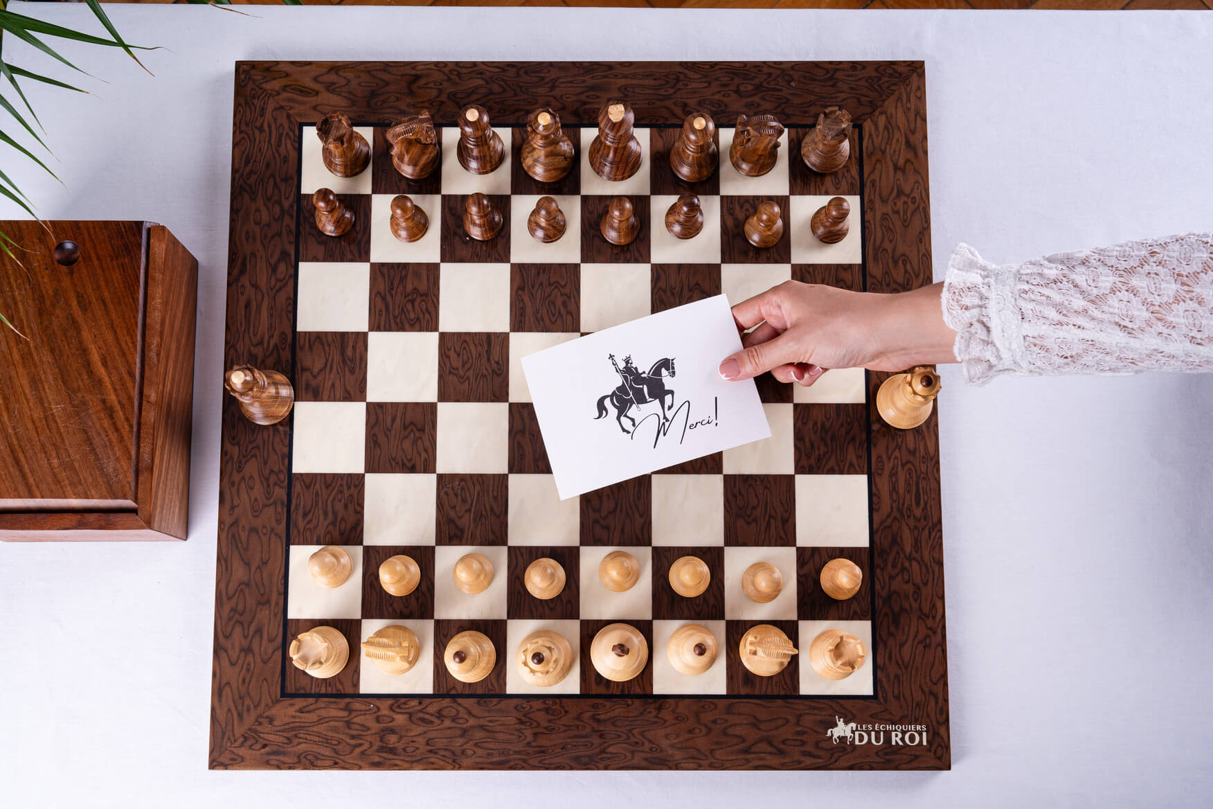 Jeu d'Échecs Suzerain <br>en Bois de Frêne et Buis