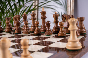 Jeu d'Échecs Suzerain <br>en Bois de Frêne et Buis