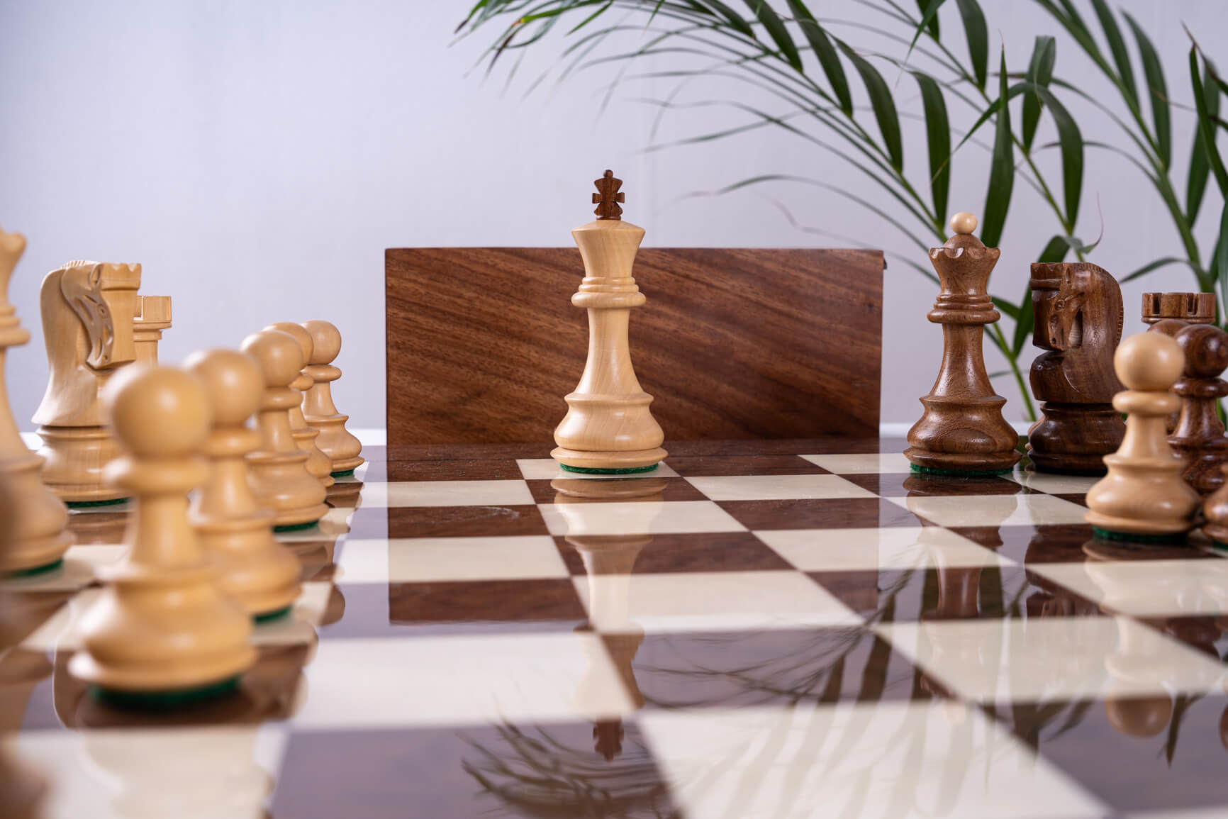 Jeu d'Échecs Suzerain <br>en Bois de Frêne et Buis