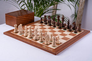 Jeu d'Échecs Altesse <br>en Bois d'Acajou