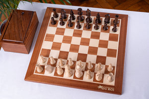 Jeu d'Échecs Altesse <br>en Bois d'Acajou