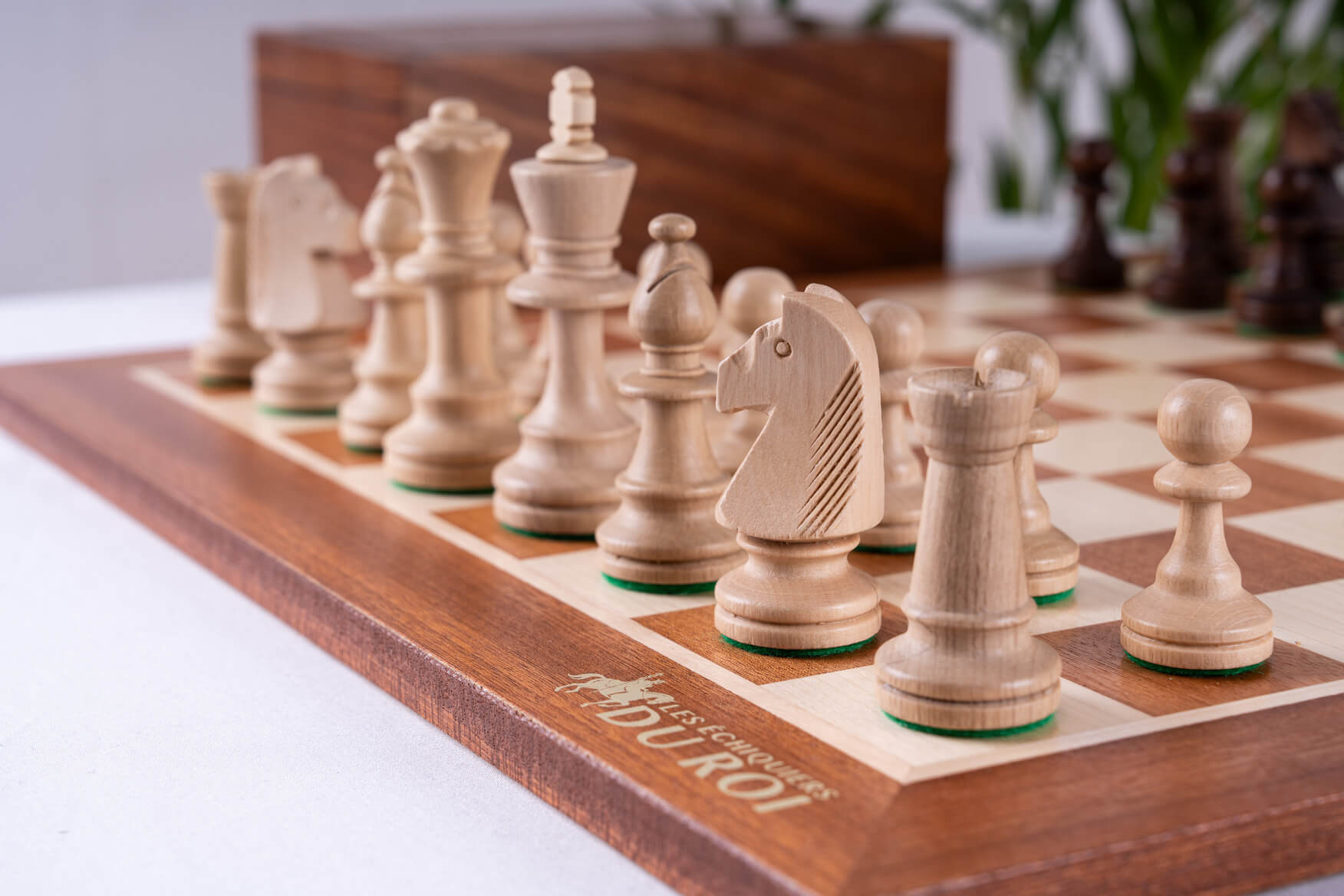 Jeu d'Échecs Altesse <br>en Bois d'Acajou