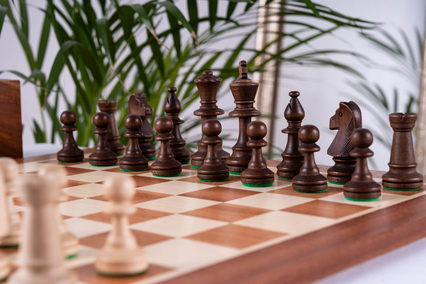 Jeu d'Échecs Altesse <br>en Bois d'Acajou