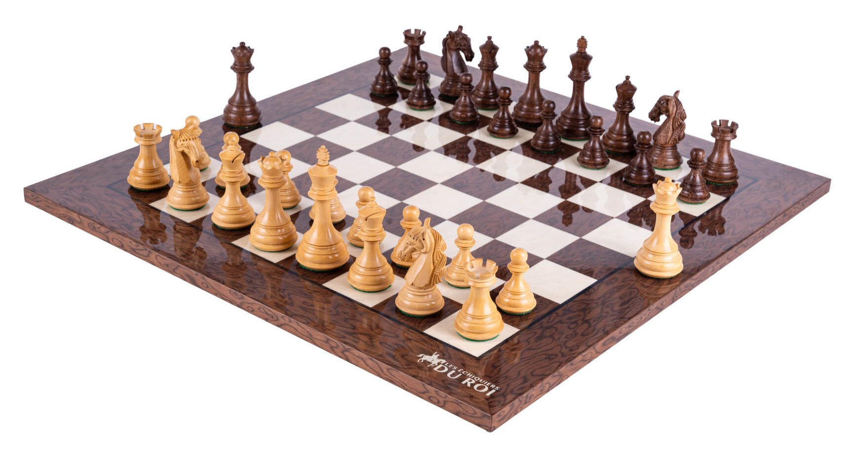 Jeu d'Échecs Audace <br>en Bois de Frêne et Acacia