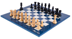 Jeu d'Échecs Stratège <br>en Loupe de Frêne et Buis