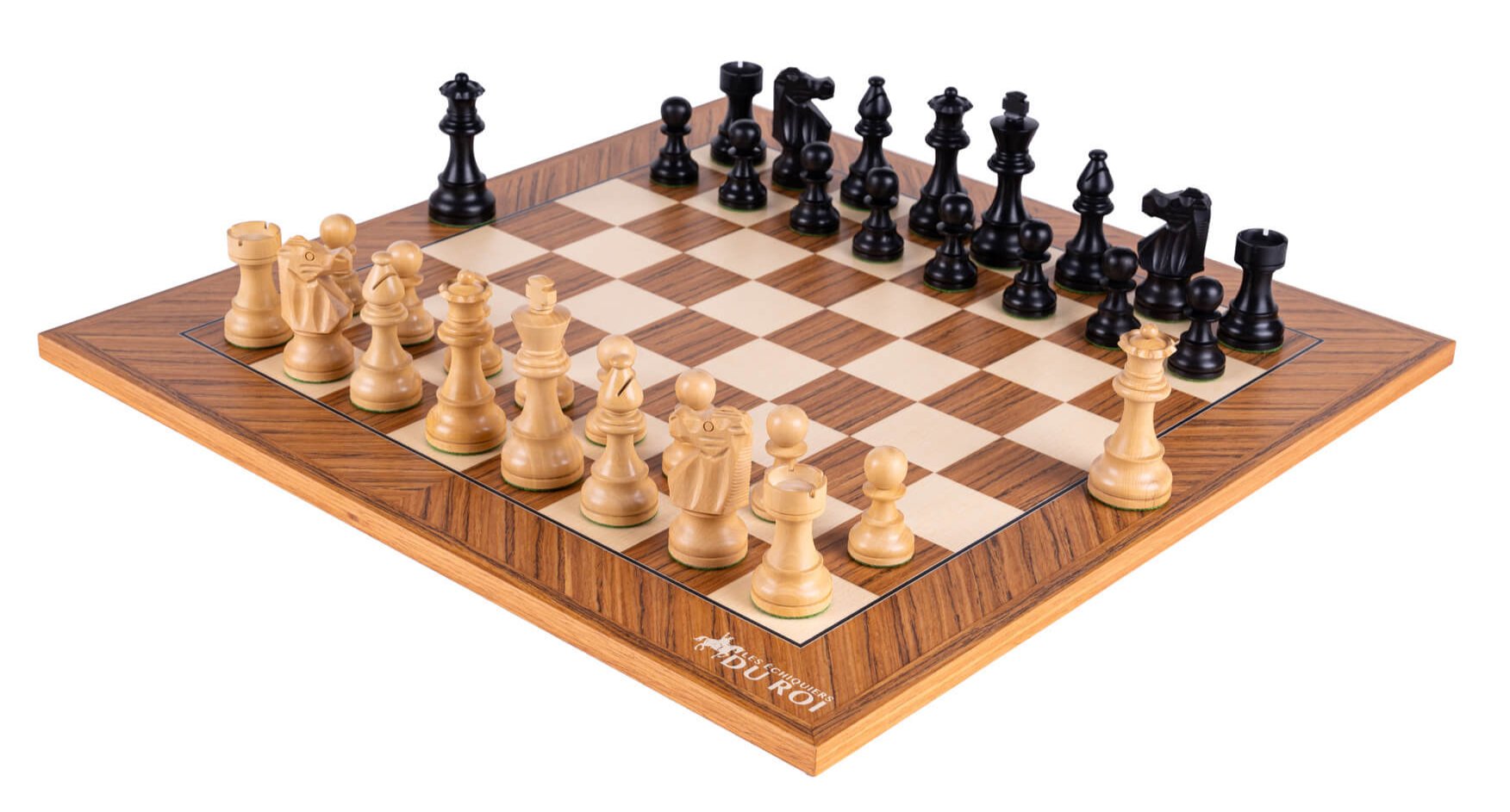 Jeu d'Échecs Souverain <br>en Bois de Teck