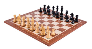 Jeu d'Échecs Persévérance <br>en Bois d'Acajou et Buis